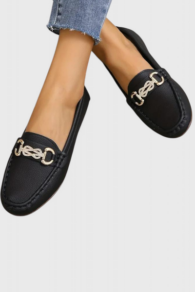 Odette Mocasines Clásicos de Cuero.