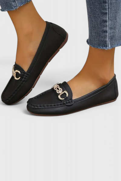 Odette Mocasines Clásicos de Cuero.