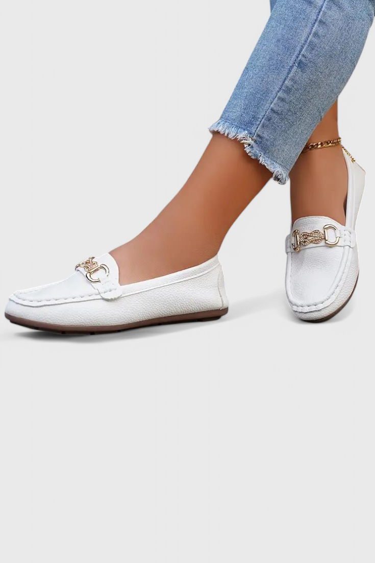 Odette Mocasines Clásicos de Cuero.