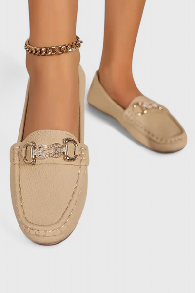 Odette Mocasines Clásicos de Cuero.