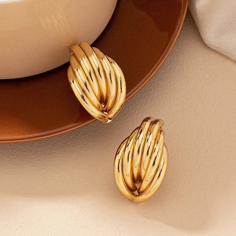 Goldbeschichtete Muschel.