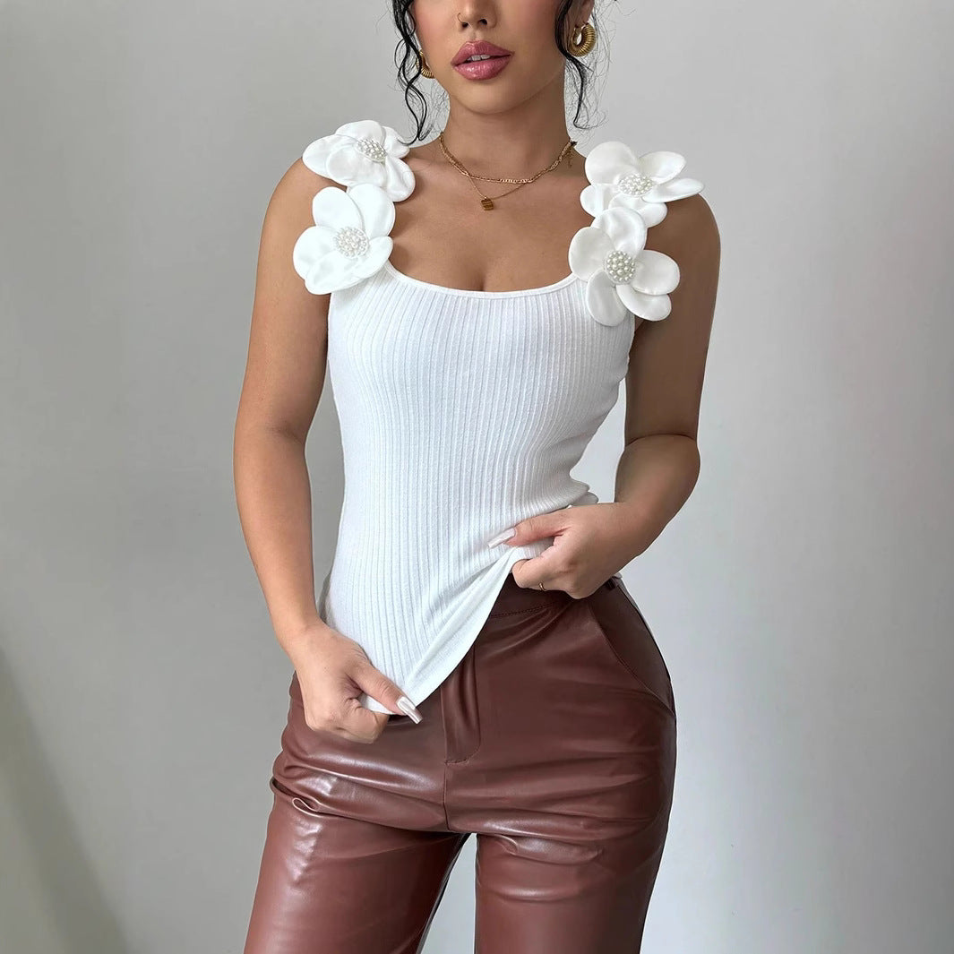 Top sin mangas floral ELIANA.