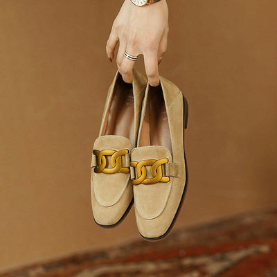 ANY Mocasines de piel para mujer.