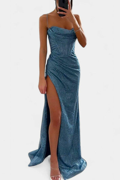 Armoni Vestido de Corpiño con Tirantes de Espagueti.