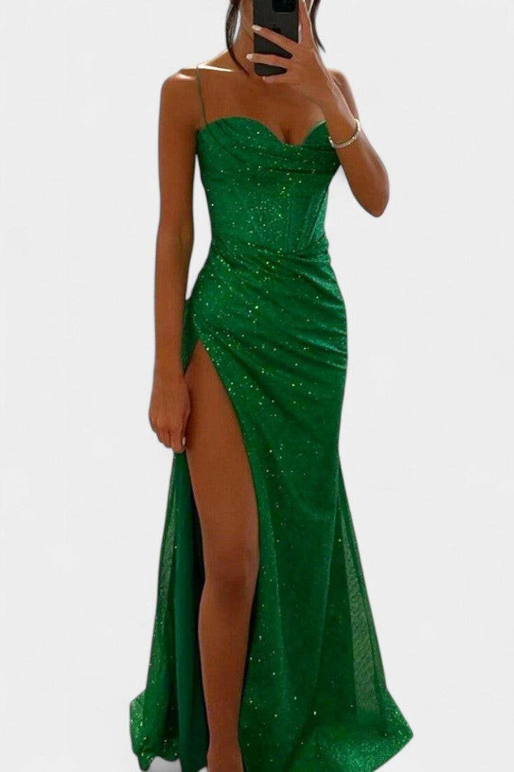 Armoni Vestido de Corpiño con Tirantes de Espagueti.