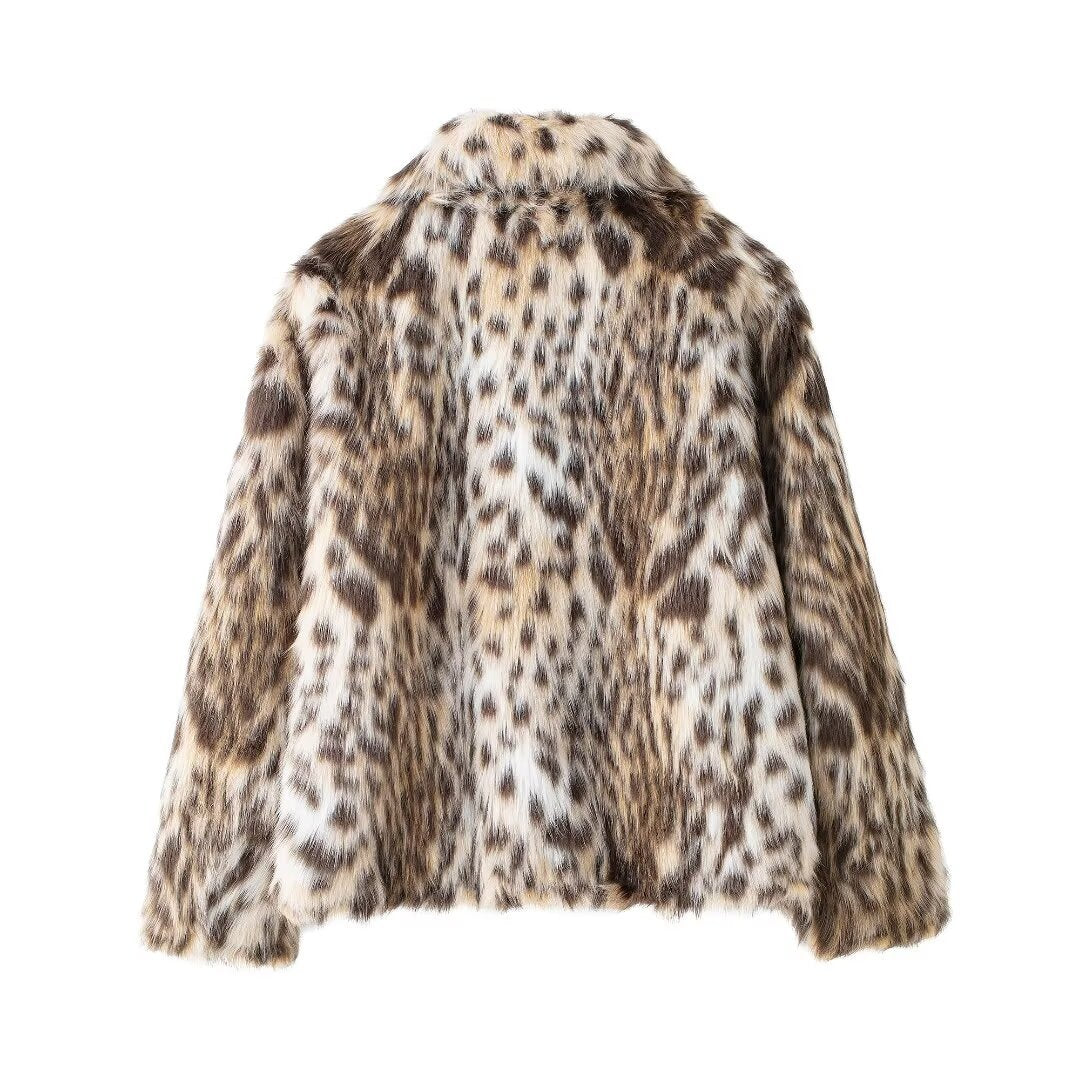 ELVORU - Leopard Classic Coat.
