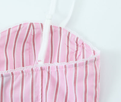 VIVIANA Striped Top.