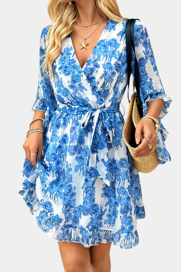 Besa Vestido Mini Floral Impreso.
