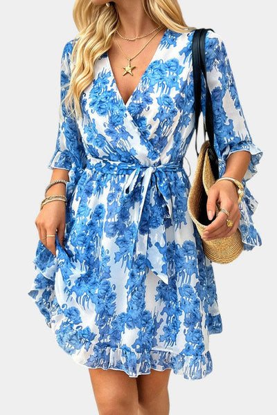 Besa Vestido Mini Floral Impreso.