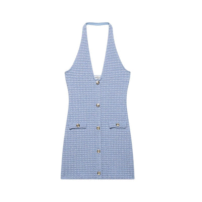 Ariana – Vestido Halter Elástico.