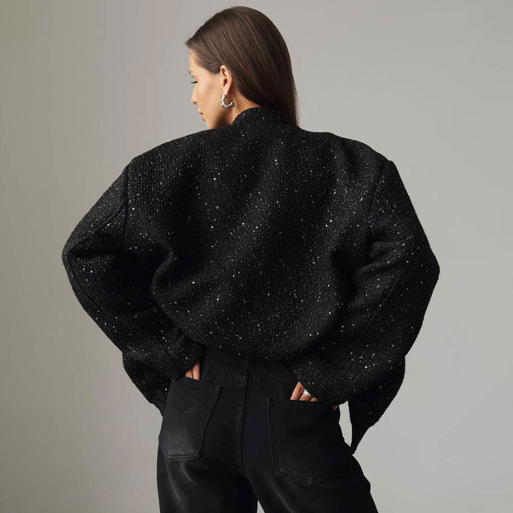 LUMINA Sequin Jacket.