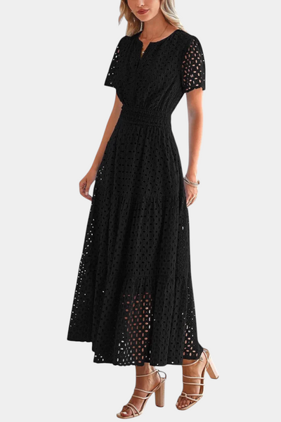 Imani Vestido Maxi de Encaje Bordado.