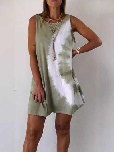 Rosalía | Vestido casual sin mangas de lujo.