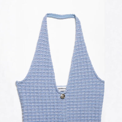 Ariana – Vestido Halter Elástico.