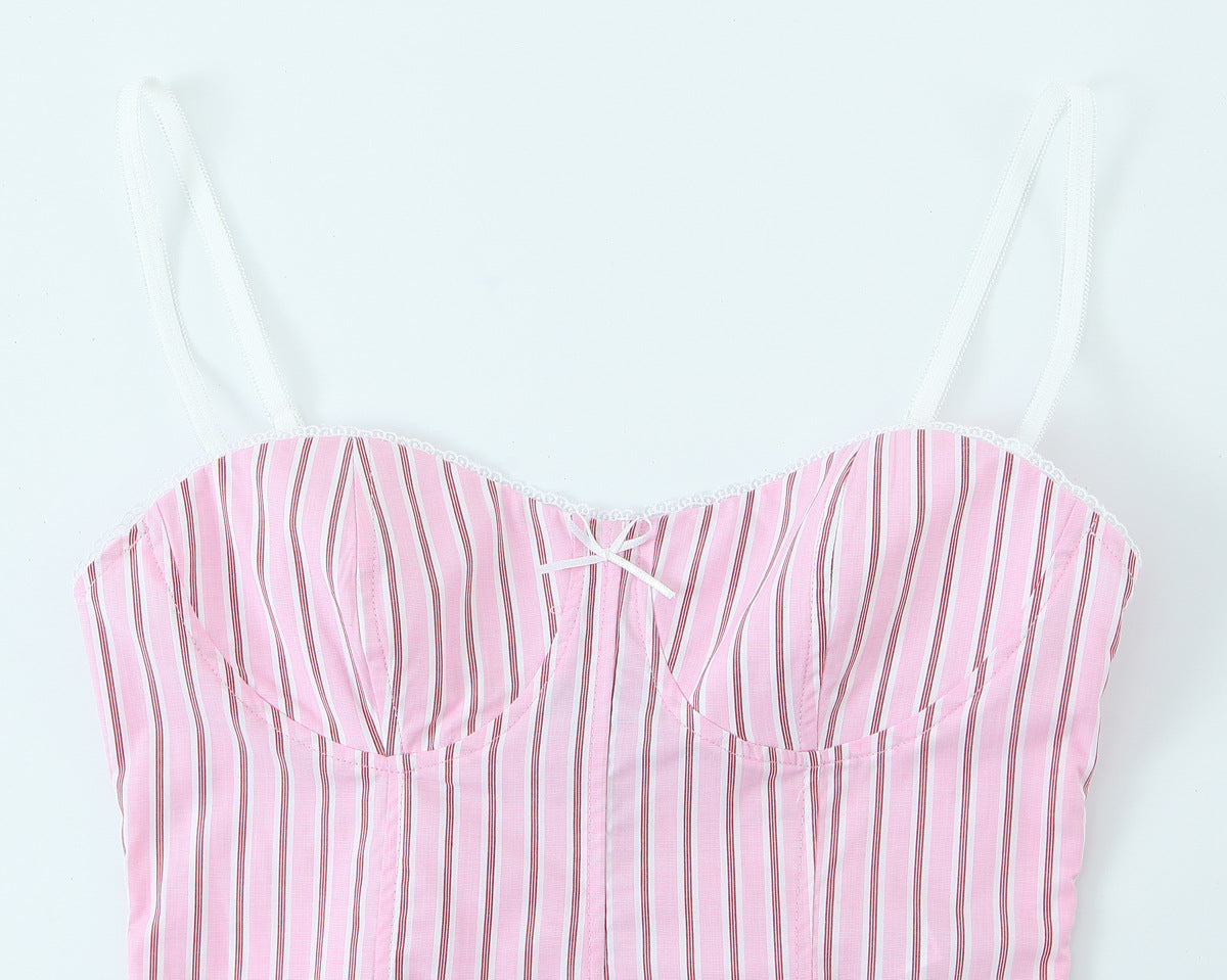 VIVIANA Striped Top.
