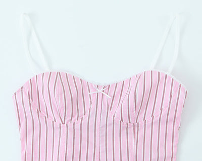 VIVIANA Striped Top.
