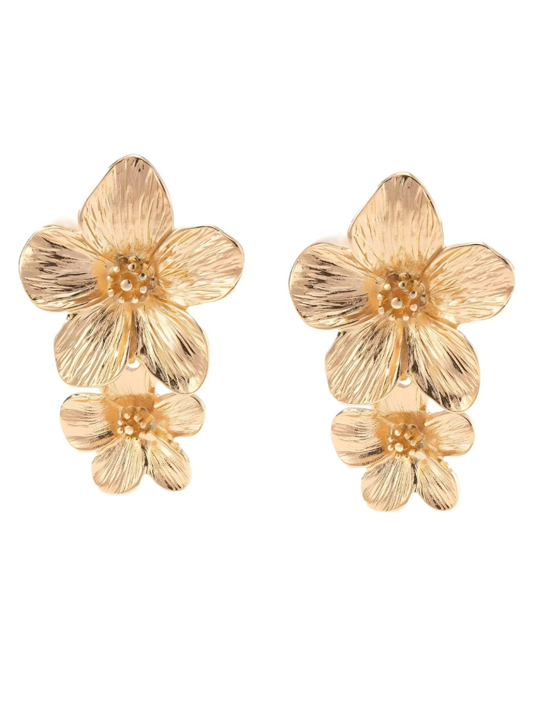 FLEUR DORÉE OHRRINGE.