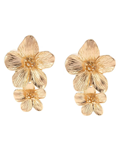 FLEUR DORÉE OHRRINGE.