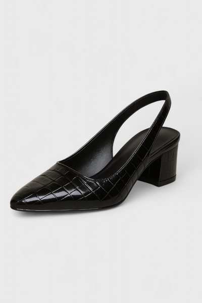 Ava Slingback de Tacón Elegante con Punta Fina.