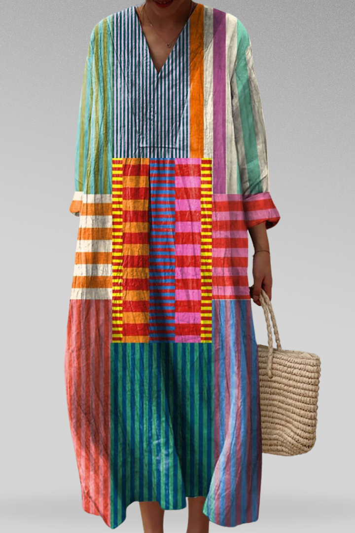 Ottilie | Vestido geométrico moderno y favorecedor.