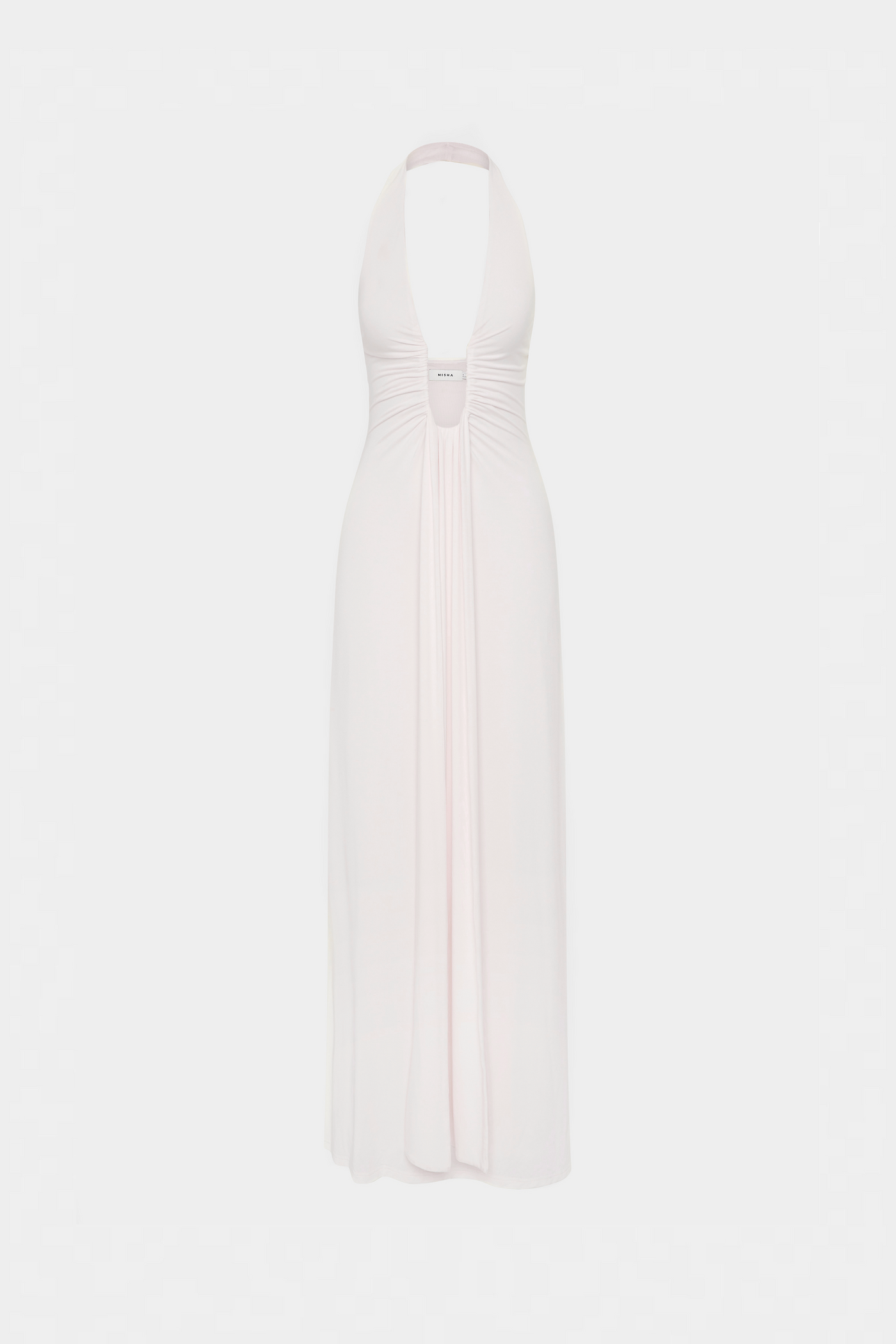 ALTHEA – Vestido largo de cupro.