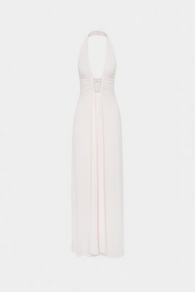 ALTHEA – Vestido largo de cupro.