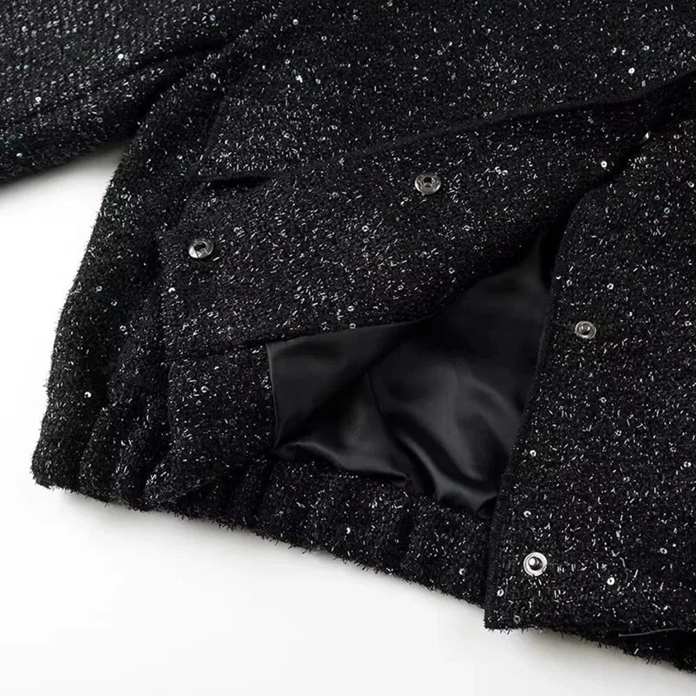 LUMINA Sequin Jacket.