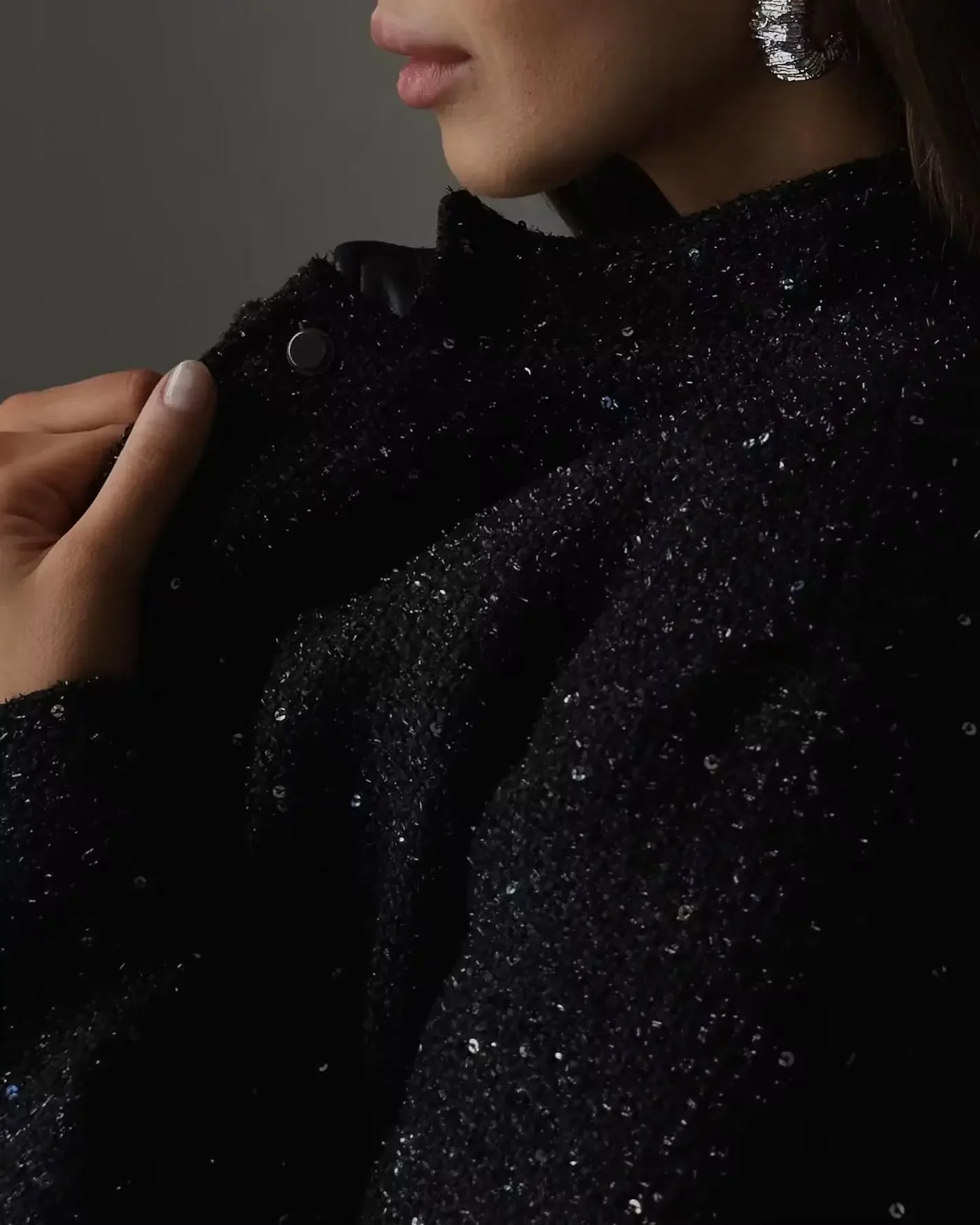 LUMINA Sequin Jacket.