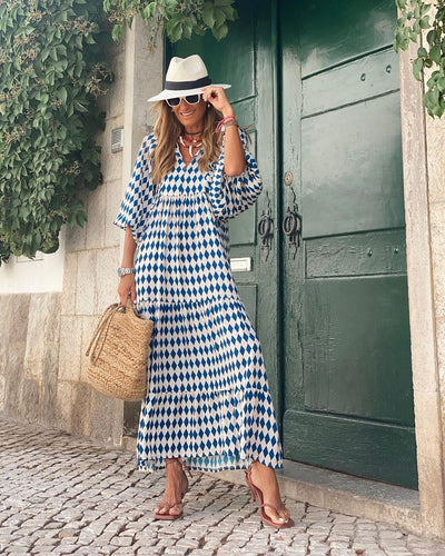 Flor | Vestido largo bohemio.
