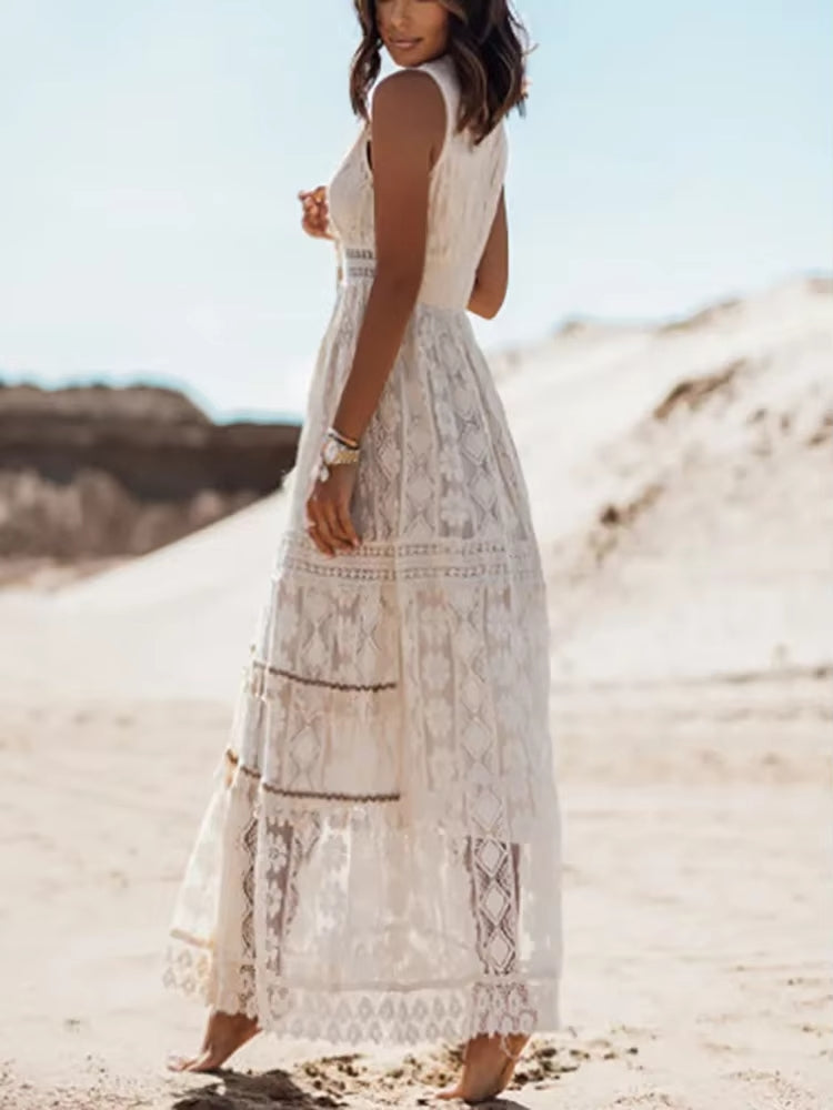 Nina | Vestido bohemio de lujo.