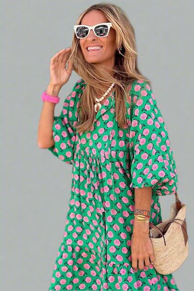 Flor | Vestido largo bohemio.