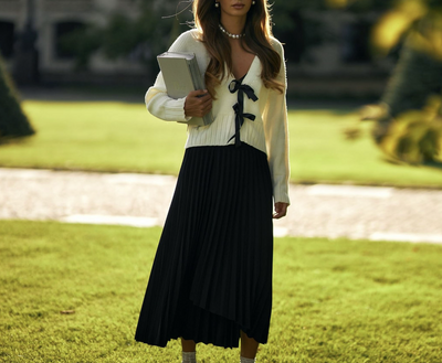 Maglione con cravatta di Elena-Mia.
