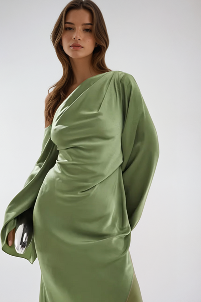 VESTIDO ELEGANCIA SERENA-ESMERALDA.