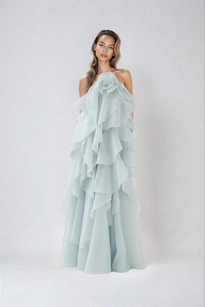 LIVORA – Vestido largo.