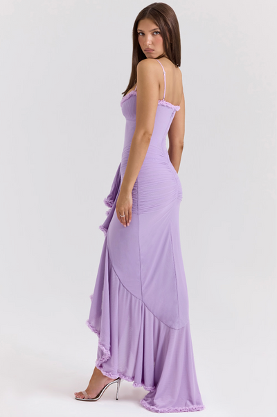 Edith - Vestido con volantes encantador.