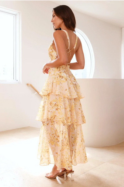 LUCIENNE – Vestido largo.