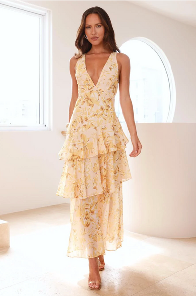 LUCIENNE – Vestido largo.