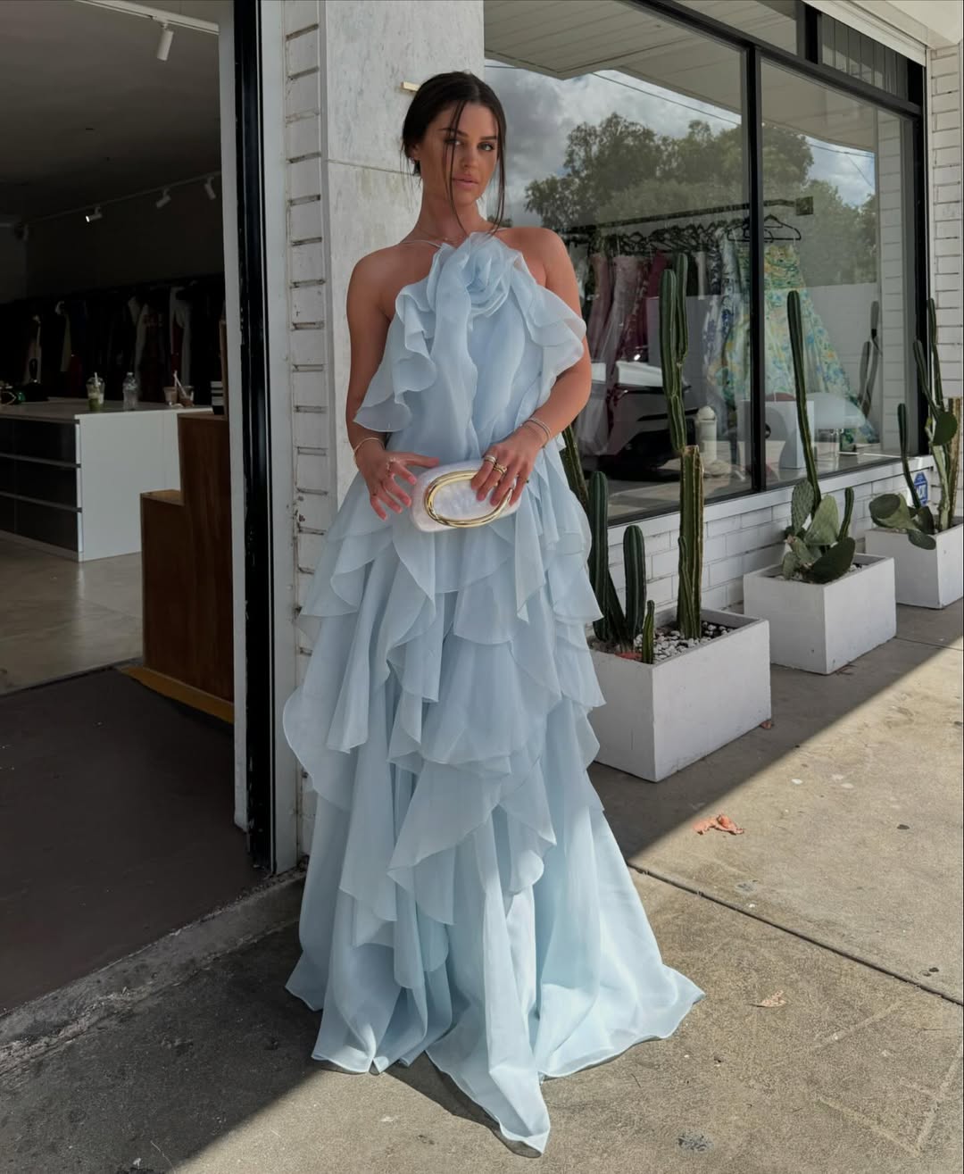 LIVORA – Vestido largo.
