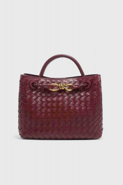 Bolsa Diaria Tejida Índigo.
