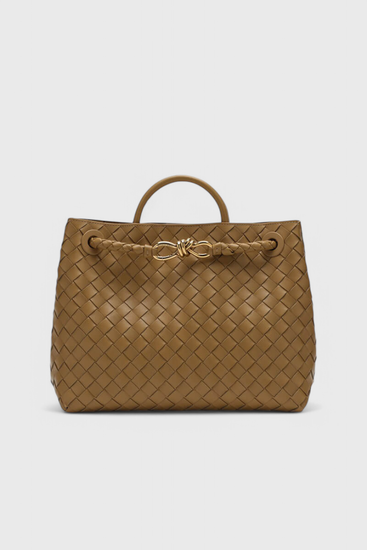 Bolsa Diaria Tejida Índigo.