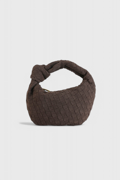 Remi Bolso Mini Woven con Detalle de Nudo.