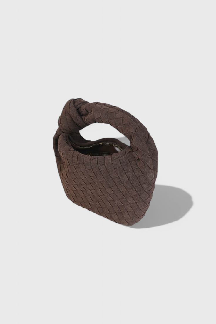 Remi Bolso Mini Woven con Detalle de Nudo.