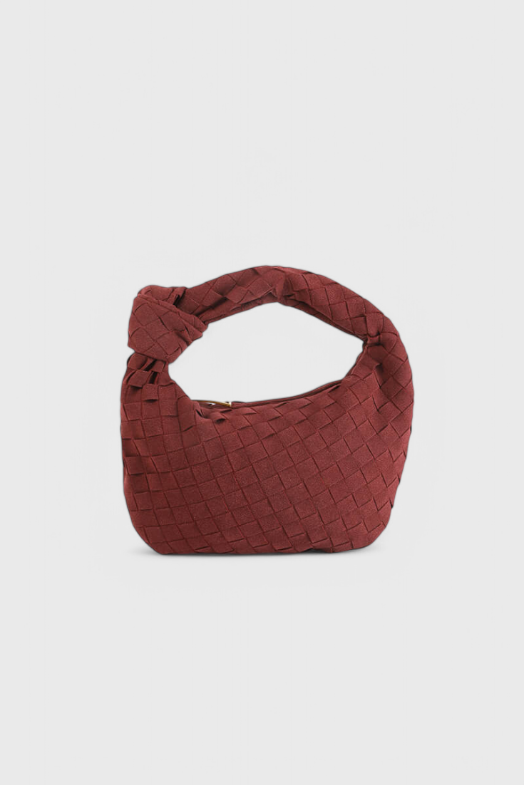Remi Bolso Mini Woven con Detalle de Nudo.