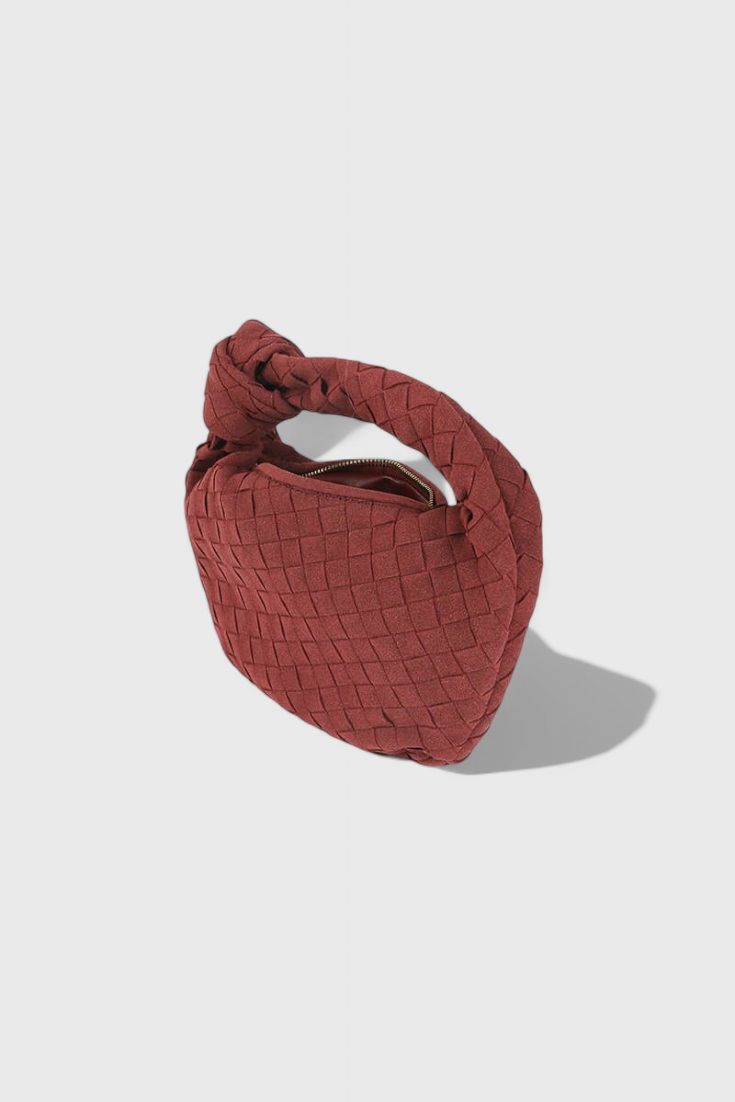 Remi Bolso Mini Woven con Detalle de Nudo.