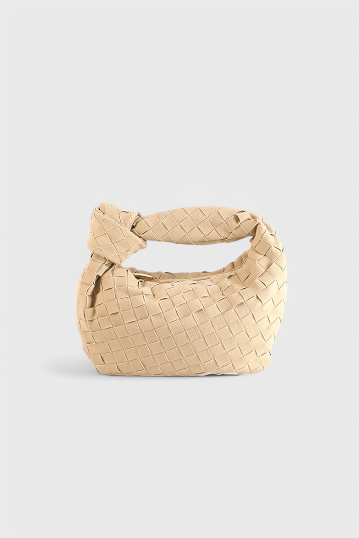 Remi Bolso Mini Woven con Detalle de Nudo.
