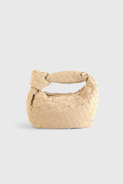 Remi Bolso Mini Woven con Detalle de Nudo.
