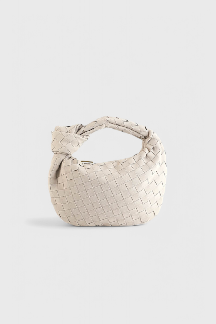 Remi Bolso Mini Woven con Detalle de Nudo.