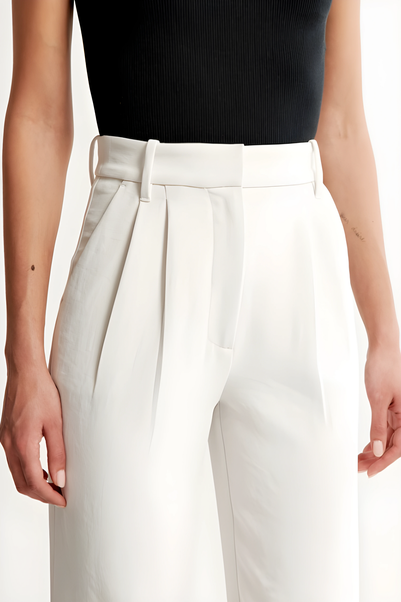 Tinashe Pantalones Tailored de Pierna Ancha.