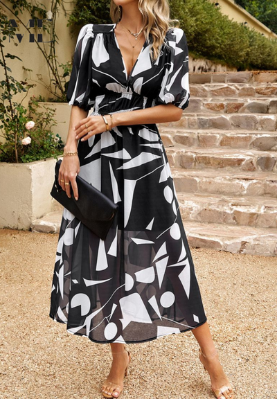 Danielle | Vestido midi de lujo atemporal.