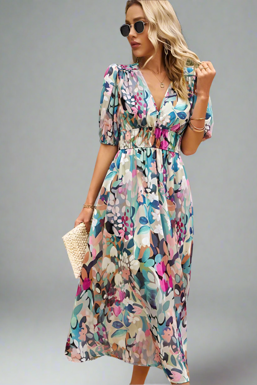 Danielle | Vestido midi de lujo atemporal.